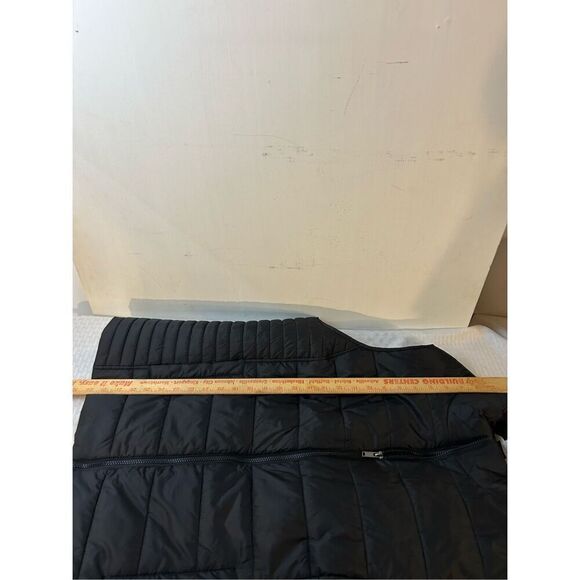 Time & Tru nylon puffer vest black zipper xl 16/18 new - Picture 6 of 7